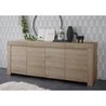 Sideboard - FAENZA - 4 Türen - Eiche hell - 210 x 42 x 81 cm