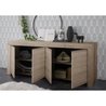 Sideboard - FAENZA - 4 Türen - Eiche hell - 210 x 42 x 81 cm