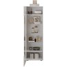 Vitrine - RICCIONE - Blanc laqué brillant - 1 porte en verre - 60 x 42