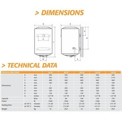 Boiler ISEA SWING 150L VERTIKAL