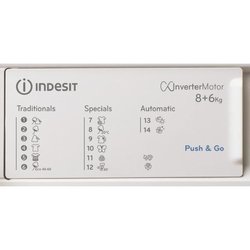 Lave-linge séchant encastrable INDESIT - BIWDIL861485EU - 8 / 6 kg - I