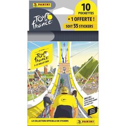 Blíster - PANINI - TOUR DE FRANCE 2025 - 10 fundas + 1 gratis - 55 peg