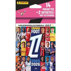 Blister - PANINI - Foot FR 2025/26 Ligue 1 McDonald s - 14 pochettes +