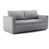 3-Sitzer-Sofa  Delta  Malmo 83 hellgrauer Stoff  Semi-Express-Umbau