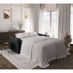 3-Sitzer-Sofa  Delta  Stoff Anthrazit  Semi-Express-Umbau  190 x 9