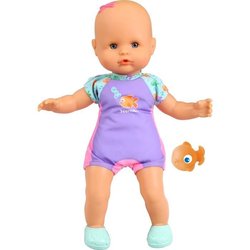 Muñeca bebé y su pez - GPTOYS - NENUCO - Mi primer baño - NFN88 - 35 c