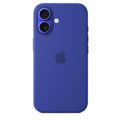 APPLE iPhone 16 - Custodia in silicone con MagSafe - Blu oltremare