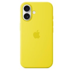 APPLE iPhone 16 - Funda de Silicona con MagSafe - Carambola