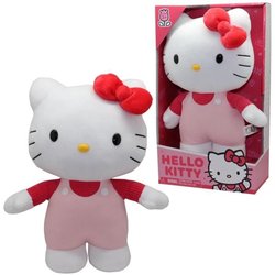 Peluche - GPTOYS - HELLO KITTY - HKT132 - Modele T-shirt rose - 30 cm 
