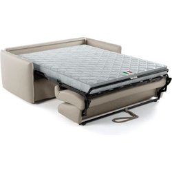 Express-Umbausofa  3 Sitze  MYKONOS  Como 3 Leinenstoff  185 x 104