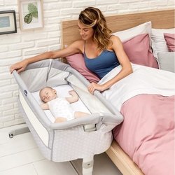 CHICCO - Next2Me Dream Silver co-sleeping cot