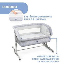 CHICCO - Next2Me Dream Silver co-sleeping cot