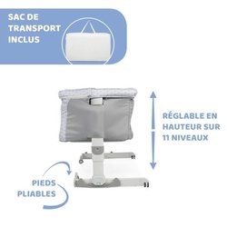 CHICCO - Next2Me Dream Silver co-sleepwieg
