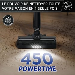 Aspirapolvere senza fili - HOOVER HF1P10H - 40 AW - Schermo LED - Nero