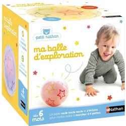Juguete - NATHAN - Pelota de exploración - Motricidad para bebés, camb