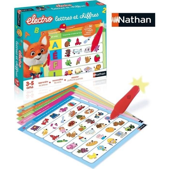 Nathan Electro - Lettere e numeri, gioco elettronico