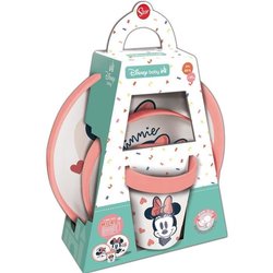 3-DELIGE MAALTIJDDOOS MINNIE KOPJE / KOM / BORD - Set 3 stuks Niet-Sl