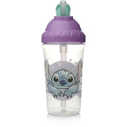 Tazza con cannuccia - THERMOBABY - 295 ml - Anti-perdita - Lilo & Stit