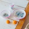 LILO und STITCH 3-TEILIGES ESSENSSET: RUTSCHFESTE TASSE + SCHÜSSEL + T
