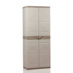 TITANIUM PLASTIKEN Wardrobe with 2 doors and shelves L70 x W44 x H176 