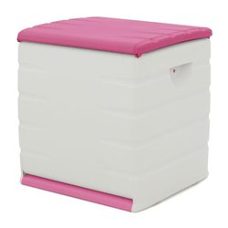 PLASTIKEN Coffre de rangement Space Saver avec roulettes et cadenas - 
