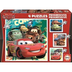 Puzzle progressif CARS Disney, Dessins animés et BD, EDUCA 83386, des 