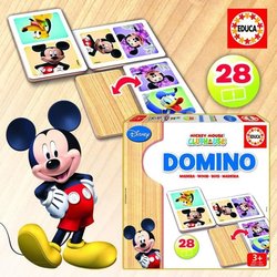 EDUCA - Mickey wooden domino
