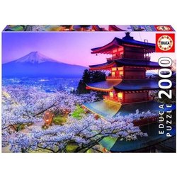 EDUCA Puzzle 2000 Piezas - Monte Fuji Japón