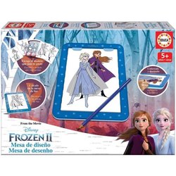 Tavoletta grafica - EDUCA - Disney Frozen - Illuminata con 25 modelli 