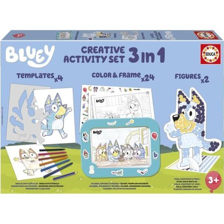 Set creativo - EDUCA - Decorazione e modellazione dei personaggi Bluey