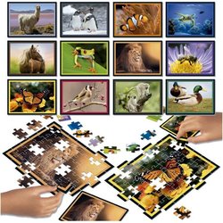 Puzzle - EDUCA - Battle Jr Natura - 12 puzzles - 42 piezas - Temática 