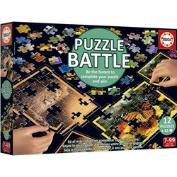 Puzzle - EDUCA - Battle Jr Natura - 12 puzzles - 42 piezas - Temática 