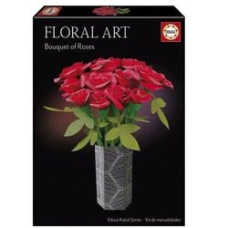 Kit creativo - EDUCA - Bouquet di rose d arte floreale - Creazione di 