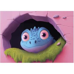 4 Puzzle - EDUCA - Dinosauri amichevoli - 20+40+60+80 pezzi