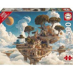 Puzzle - EDUCA - Regno delle Nuvole - 500 pezzi - Tema Fantasy - 48 x 