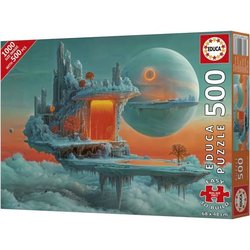 Puzzle - EDUCA - Planeta de Fuego y Hielo - 500 piezas - 68x48 cm - a 