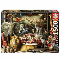 Puzzle - EDUCA - Das Tierhaus - 1500 Teile - 85 x 60 cm - ab 15 Jahren