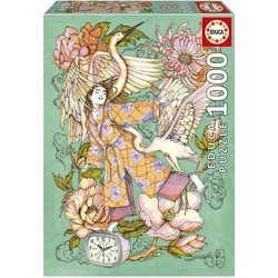 Puzzle - EDUCA - Despertador, Ana Jarén - 1000 piezas