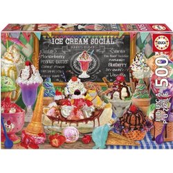 Puzzle - EDUCA - Heladería - 500 piezas - 48x34 cm - a partir de 10 añ