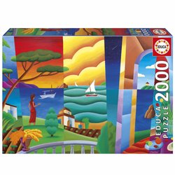 Puzzle - EDUCA - Philip Stanton, Penelope Attends - 2000 Teile - 96x68