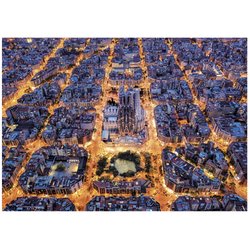 Puzzle - EDUCA - Barcellona - 1500 pezzi - Tema Architettura - Dimensi