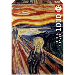 Puzzle - EDUCA - L urlo, Edvard Munch - 1000 pezzi