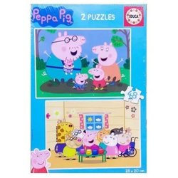 Puzzle - EDUCA - Peppa Pig - 2 x 48 pezzi