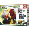 Progressieve puzzels - EDUCA - Dino Spidey - 12+16+20+25 stukjes
