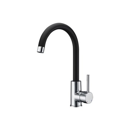 ILO two-tone black and chrome sink mixer