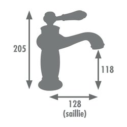 MARPLE miscelatore lavabo cromo