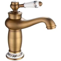 Mitigeur lavabo ROUSSEAU MARPLE vieux bronzé - cartouche céramique et 