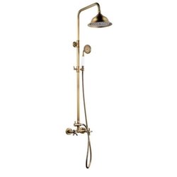ROUSSEAU Shower column with mixer tap Retro - Old bronze