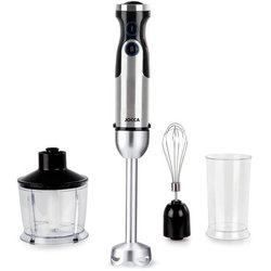 Batidora de mano - JOCCA - Con accesorios - 1200 W - Negra y gris