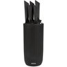 Set de 5 couteaux - JOCCA - Bloc en polypropylene - Noir